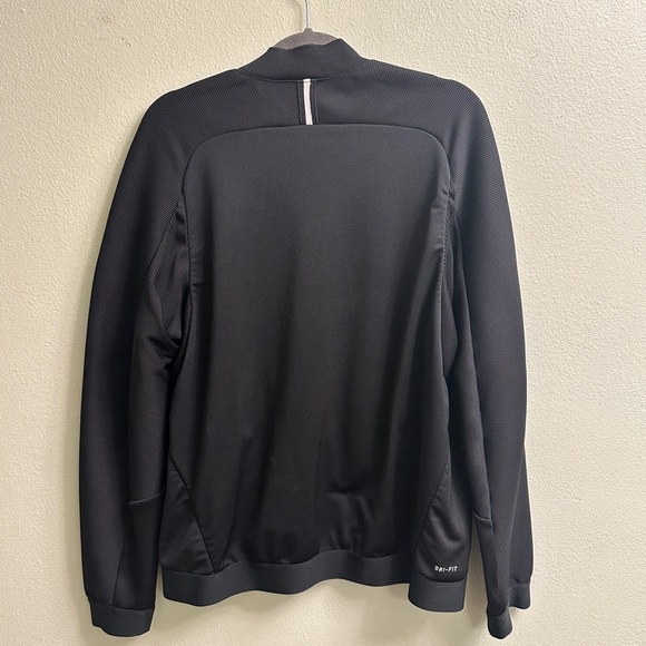 Nike Men’s Dri-Fit Full Zip Jacket Size Medium Black - Picture 7 of 12